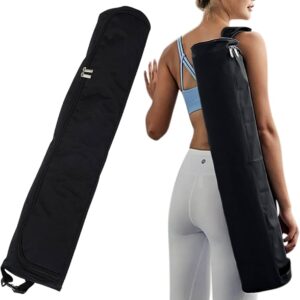 Large Waterproof Yoga Mat Carry Bag with Adjustable Shoulder Strap and Full Zipper image 3
